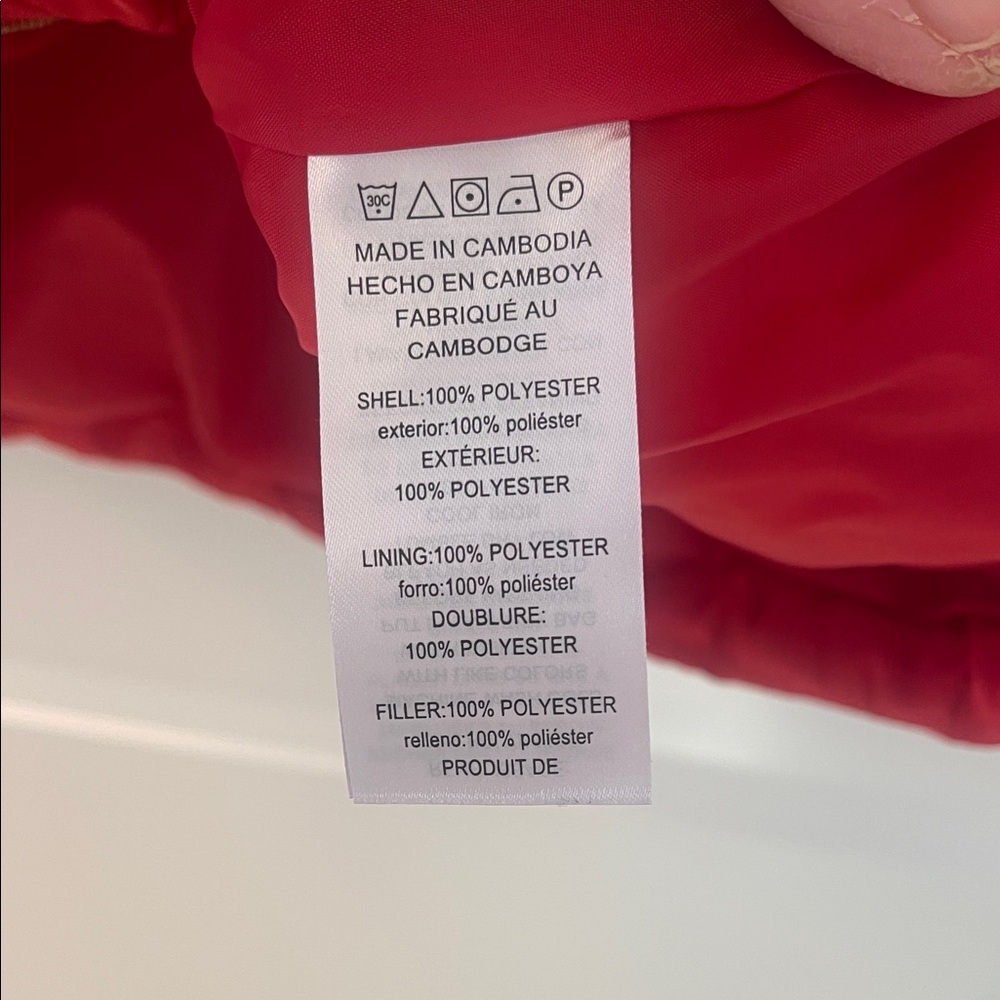 Michael Kors Red Puffer Vest - Picture 6 of 10